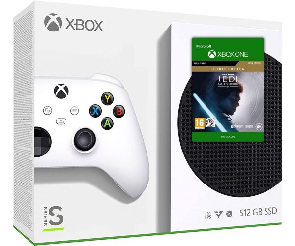 

Microsoft Xbox Series S 512Gb + Star Wars Jedi: Fallen Order Deluxe Edition (русская версия)