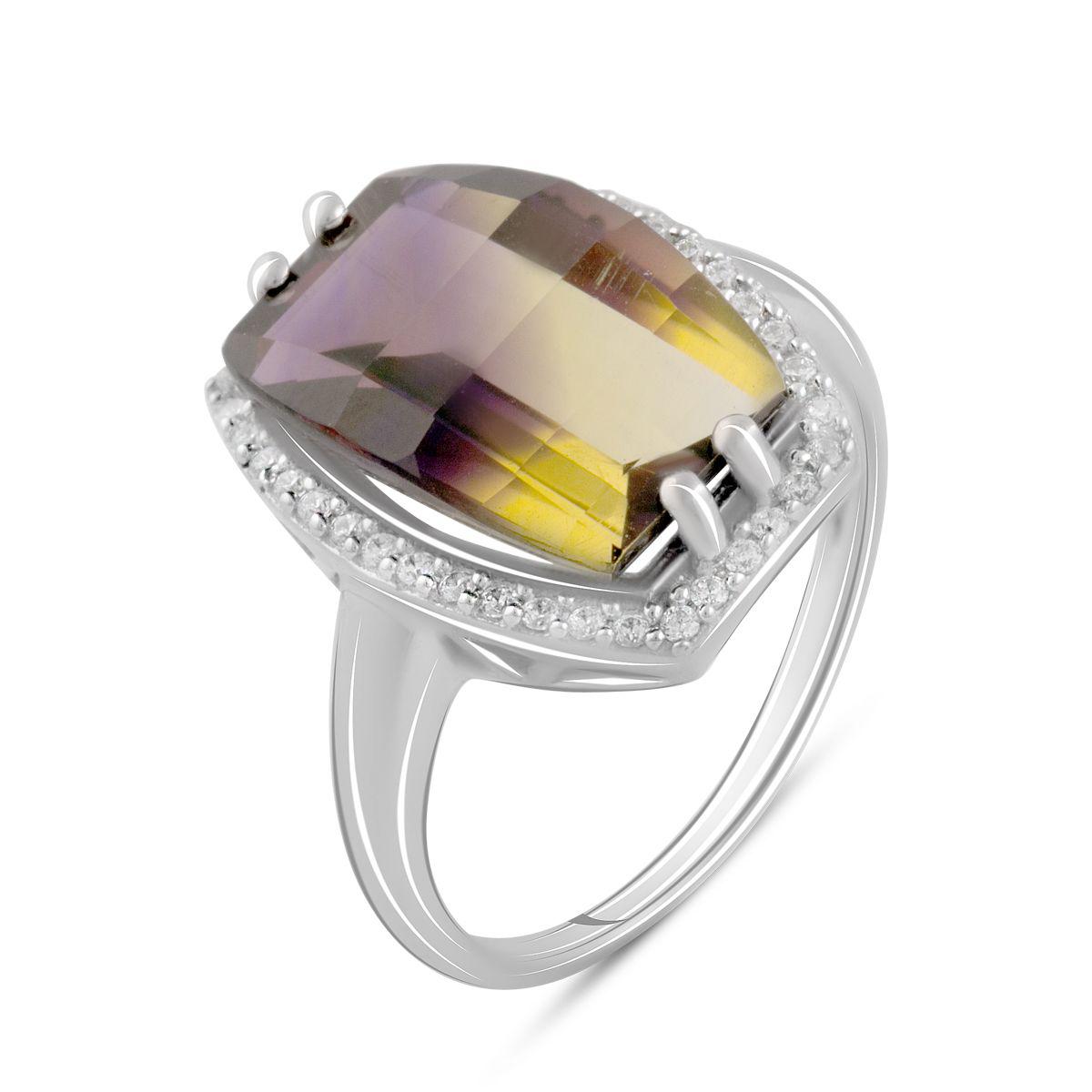 

Серебряное кольцо SilverAlex с аметрином nano 5.673ct 17 размер