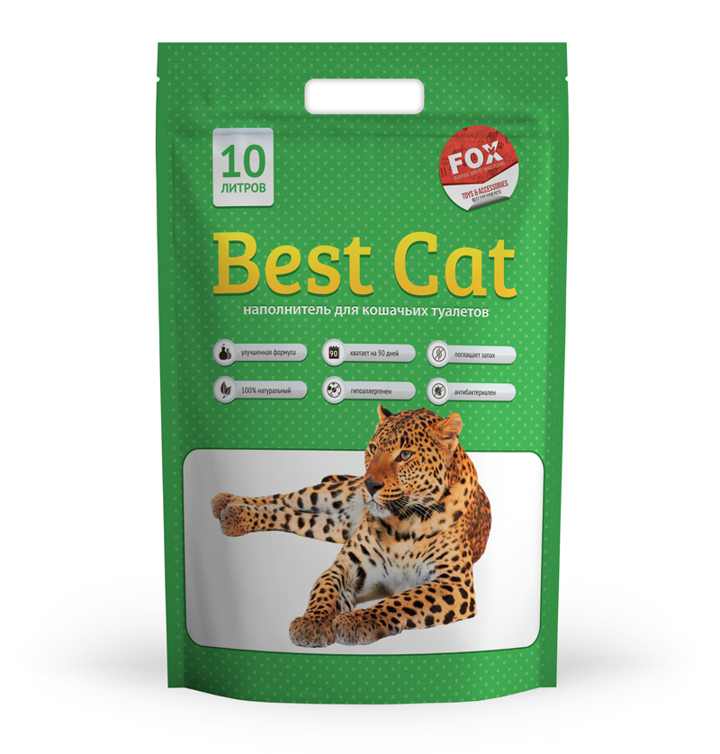 

Наполнитель туалетов Best Cat Green Apple 10 л (SGL009)