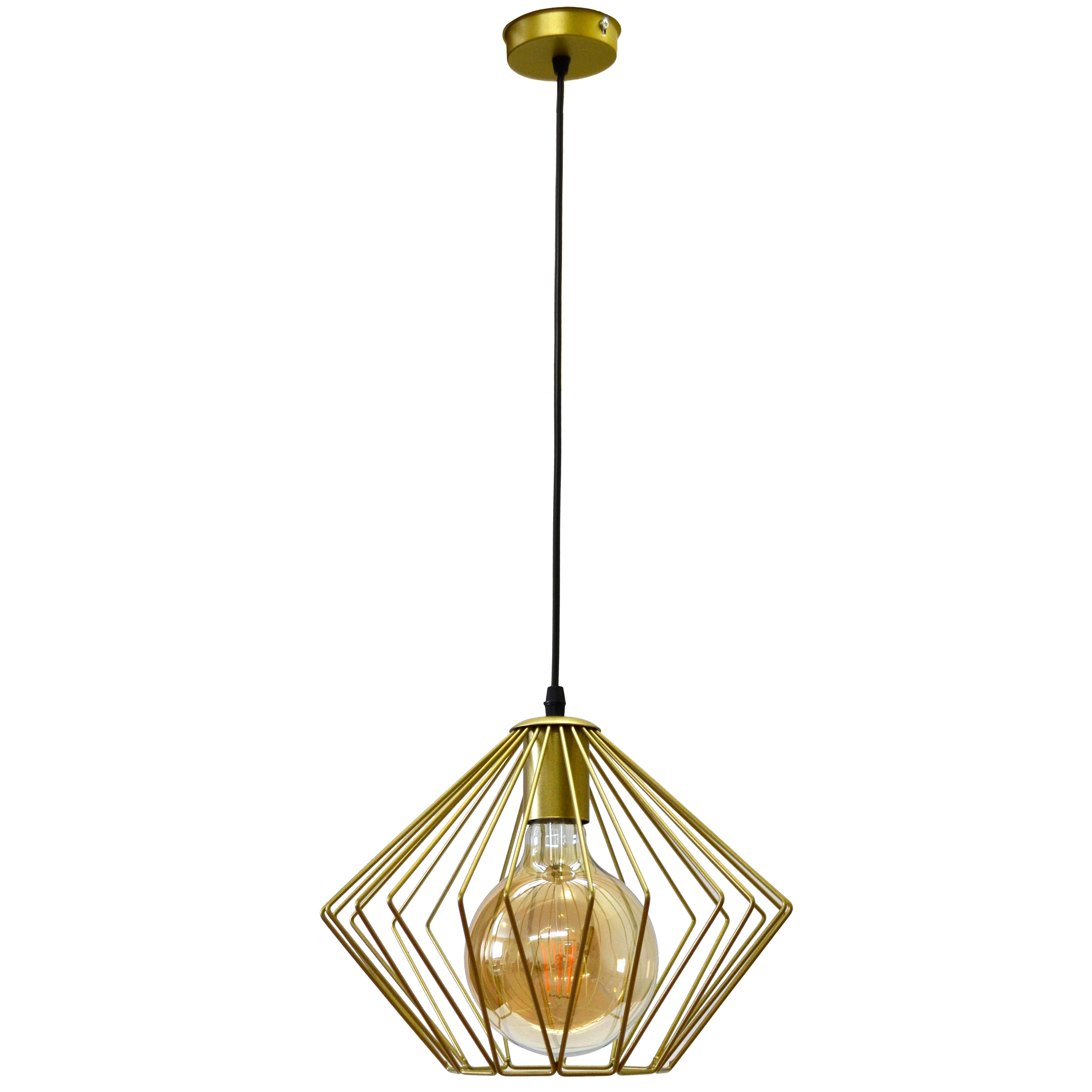 

Светильник потолочный подвесной 100lamp Loft Е-27, планка, металл, золотой (NL 3023 G)