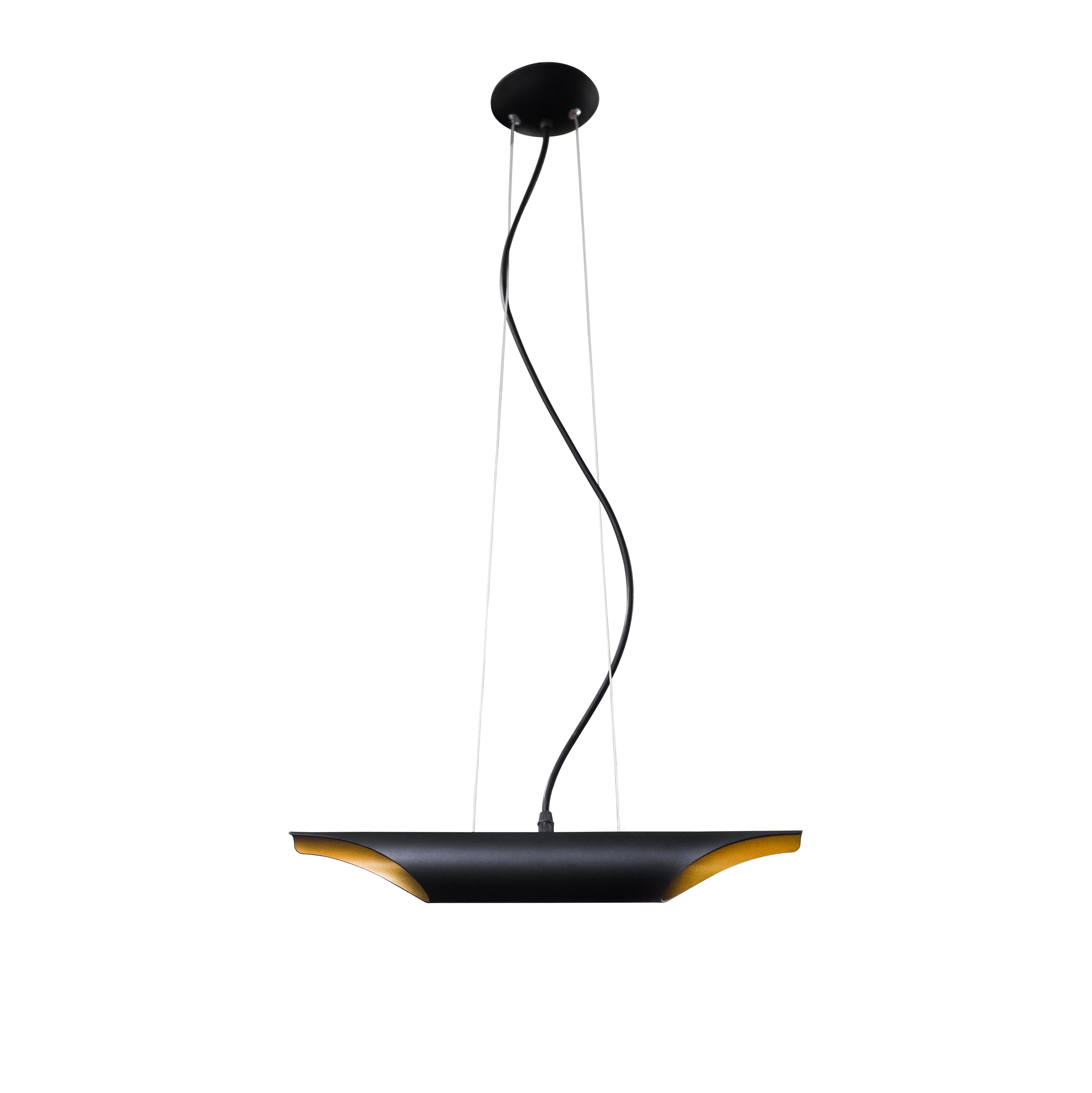 

Светильник потолочный подвесной 100lamp Loft Е-27 планка металл черно-золотой (NL 4310)
