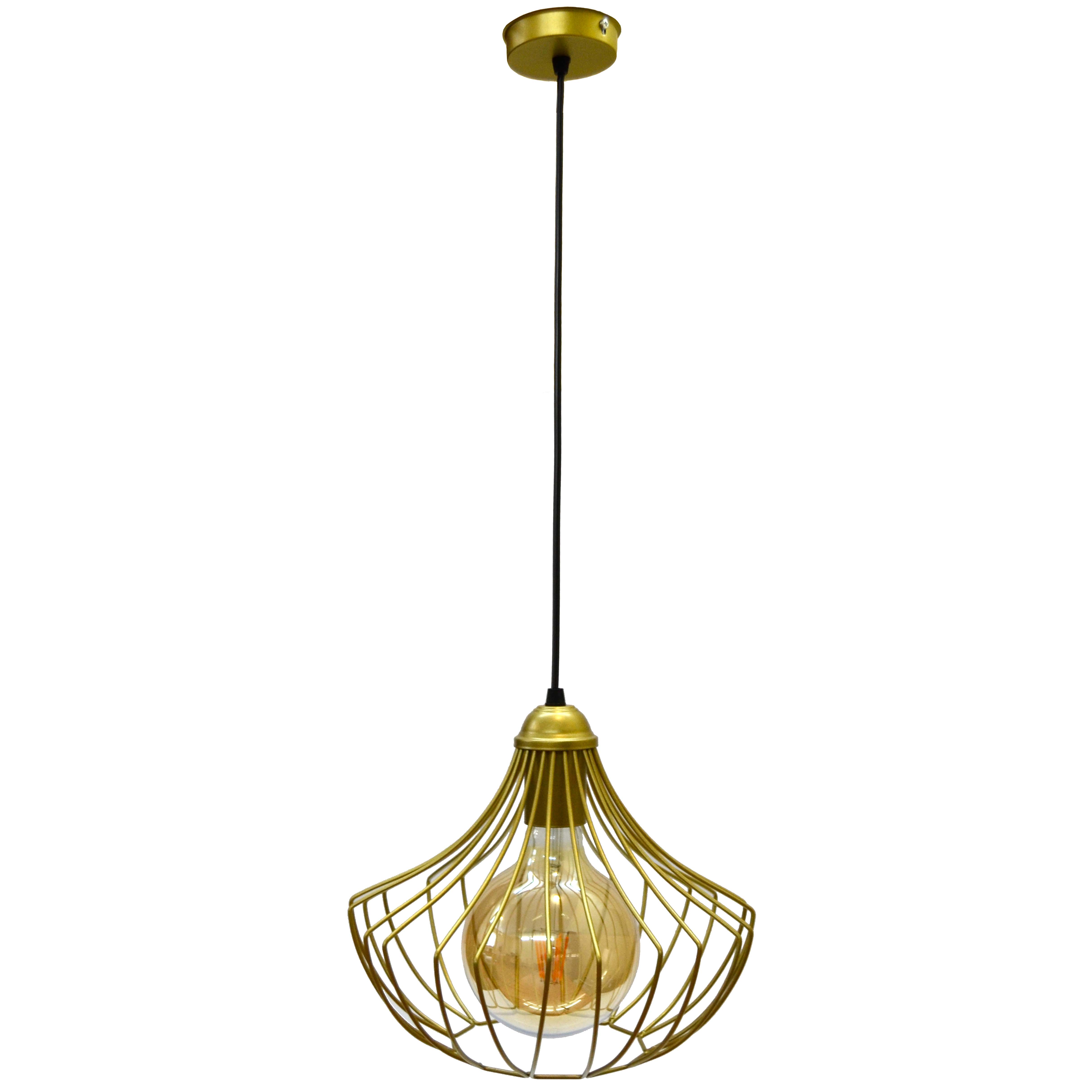 

Светильник потолочный подвесной 100lamp Loft Е-27, планка, металл, золотой (NL 2825 G)