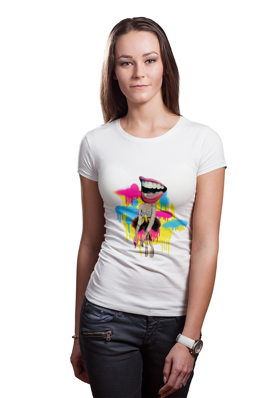 

Футболка OWEAR с Дизайнерским принтом 0606-193-W-WH XXL Белый