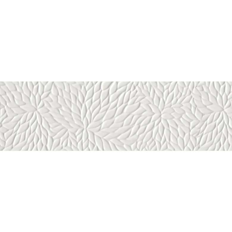 

Плитка Kale Wabi RP 6954R Shiro Flower White Polished 34х111 см 34*111 см