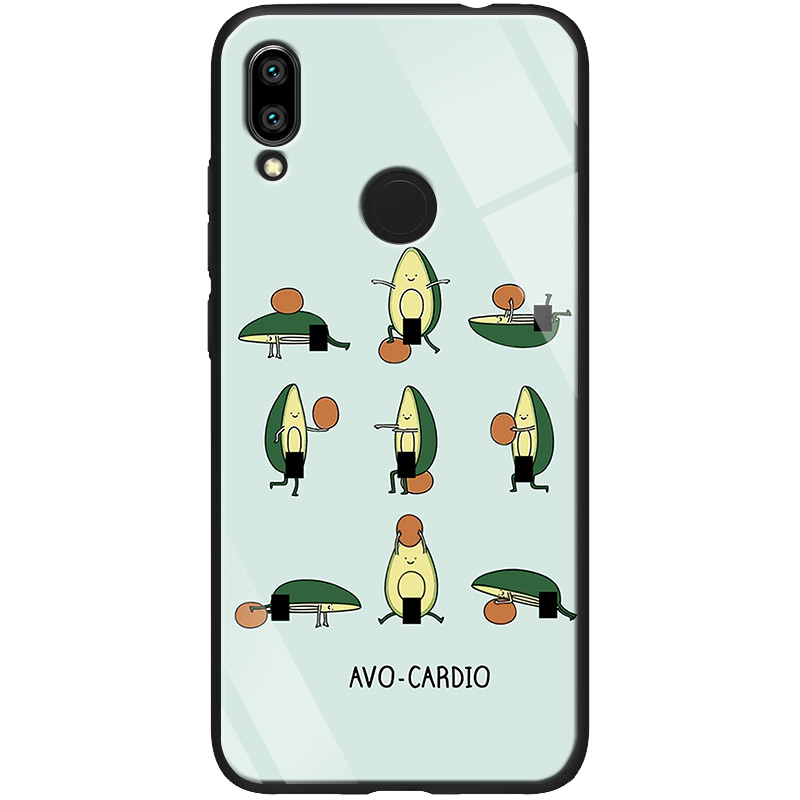 

TPU+Glass чехол Epik ForFun для Xiaomi Redmi 7 Авокардио