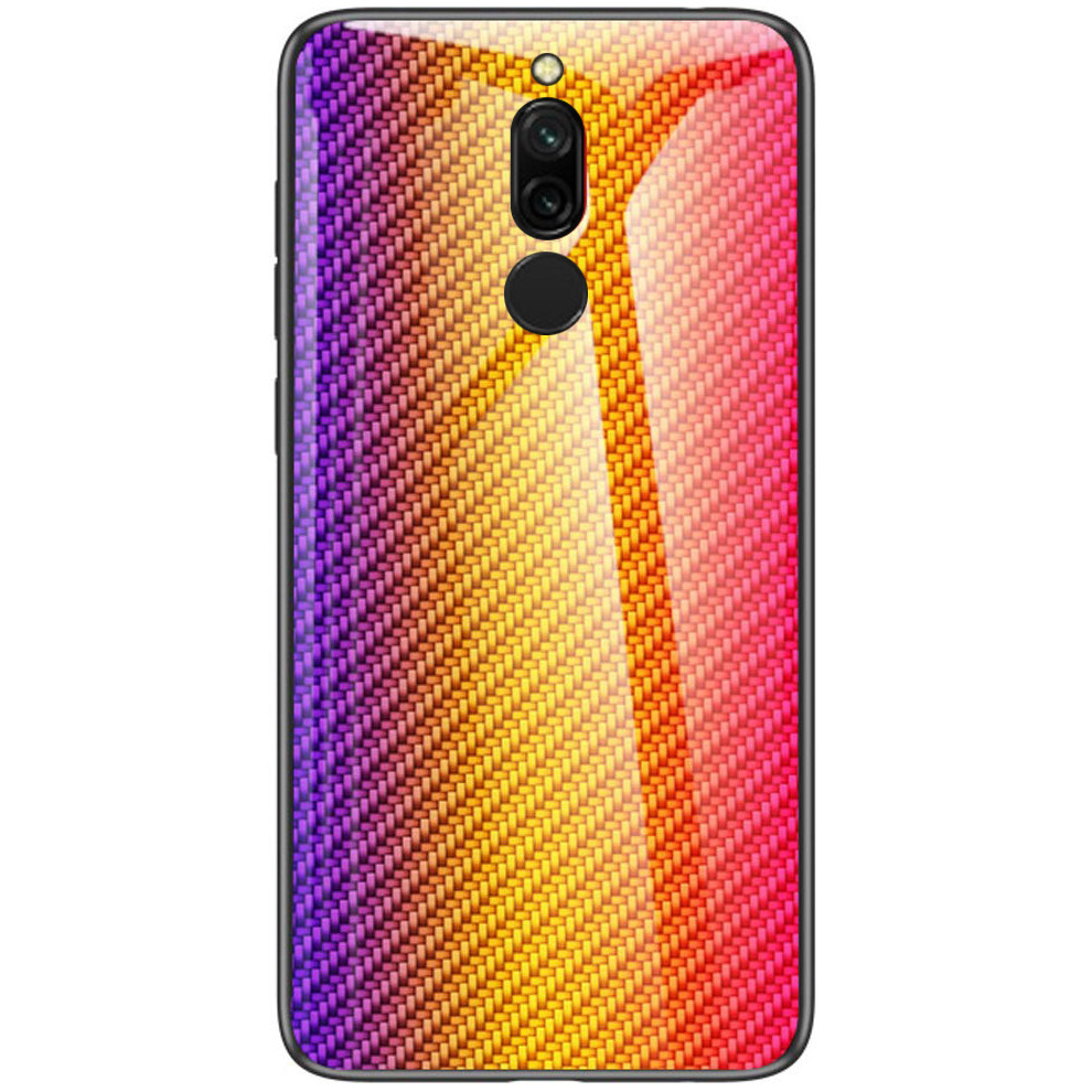 

TPU+Glass чехол Epik Twist для Xiaomi Redmi 8 Оранжевый