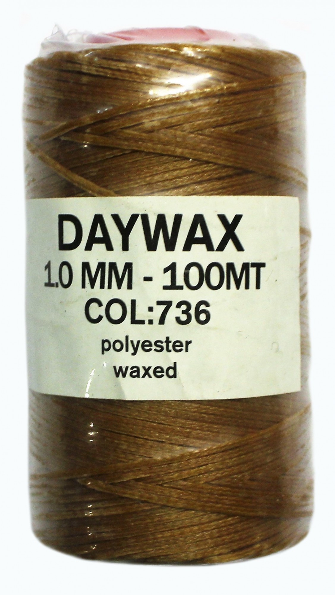 

Нитка вощеная Daywax 1мм 500м Табак 736