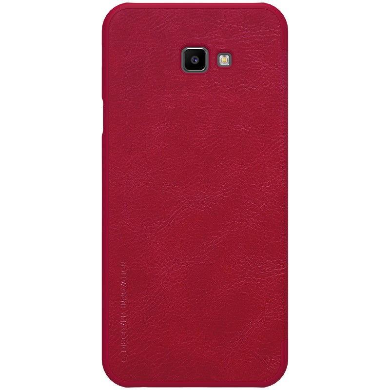 

Кожаный чехол-книжка Nillkin Qin Series для Samsung Galaxy J4+ (2018) Красный