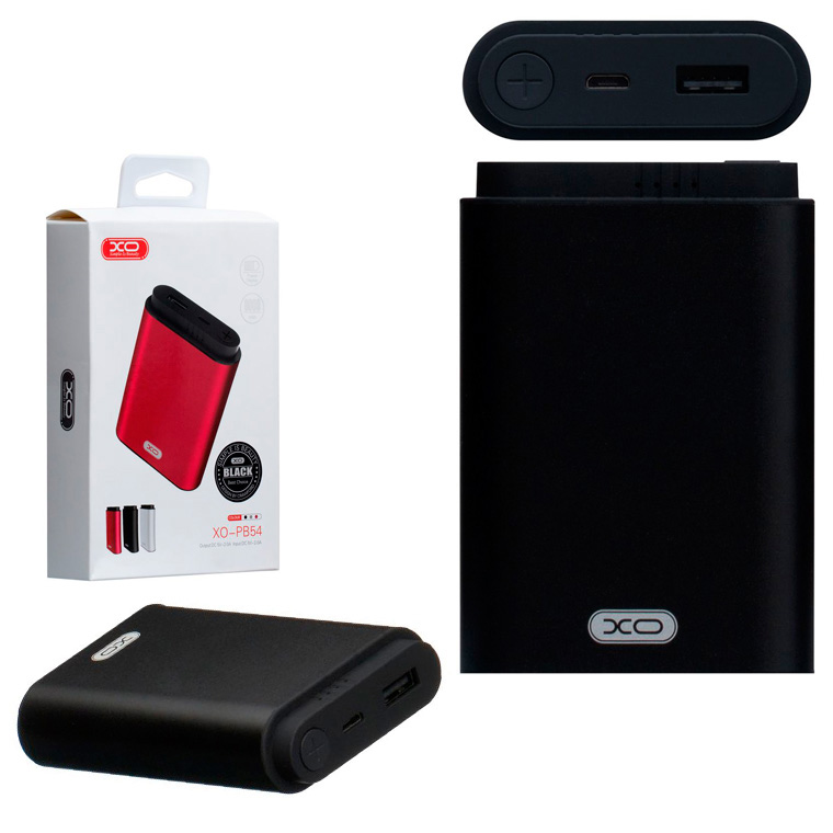 

Power Bank XO PB54 8000 mAh черный