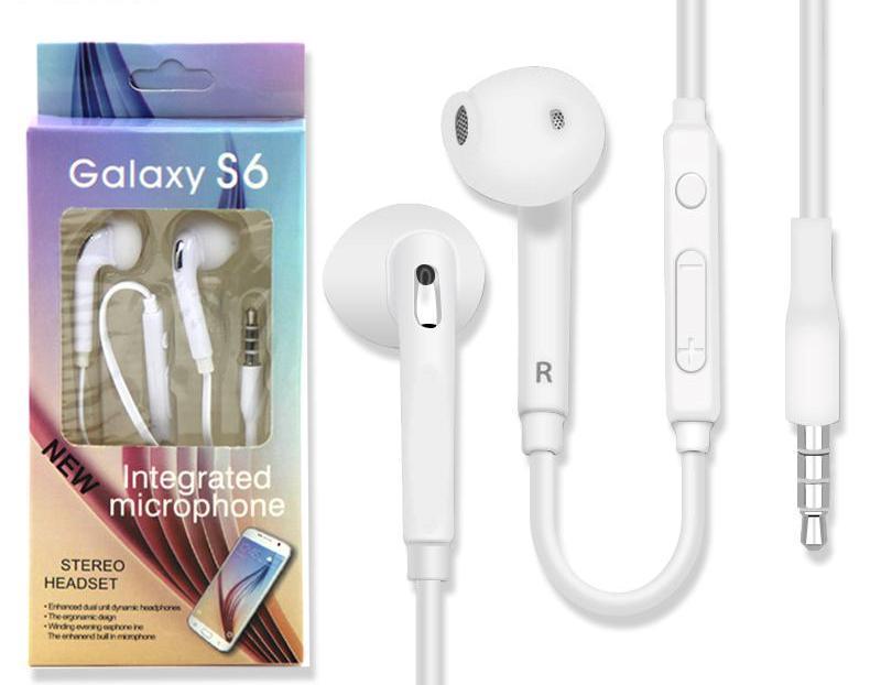 

Наушники Stereo Handsfree Zha S6 SM-G920 белые