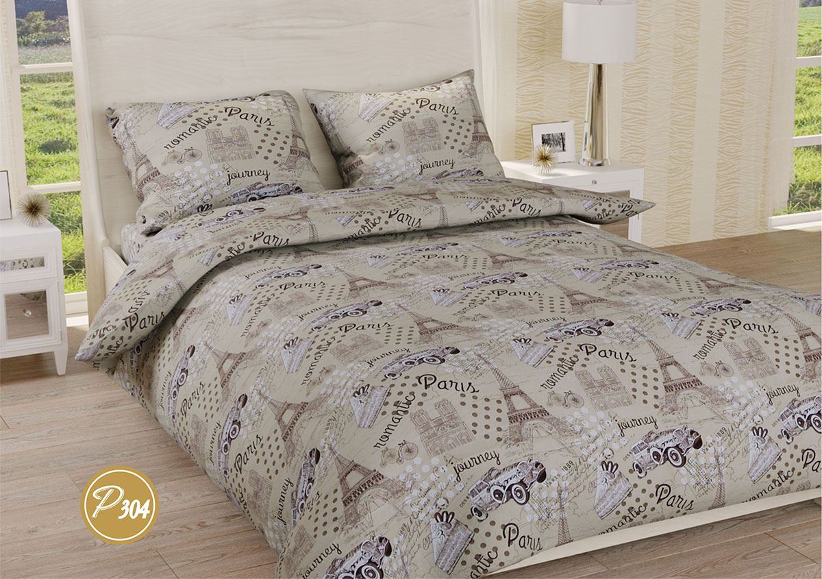 

Постельное белье Ранфорс Органик Р 304 Leleka-Textile полуторный цветной (1275/2670)