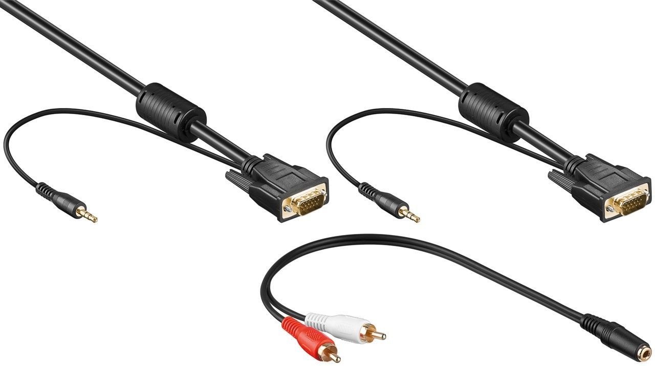 

Кабель монітора-сигнальний Delock VGA HD15 M/M 3.0m +3.5mm симбіонт Ferrite D=8.4mm чорний(70.08.4453)