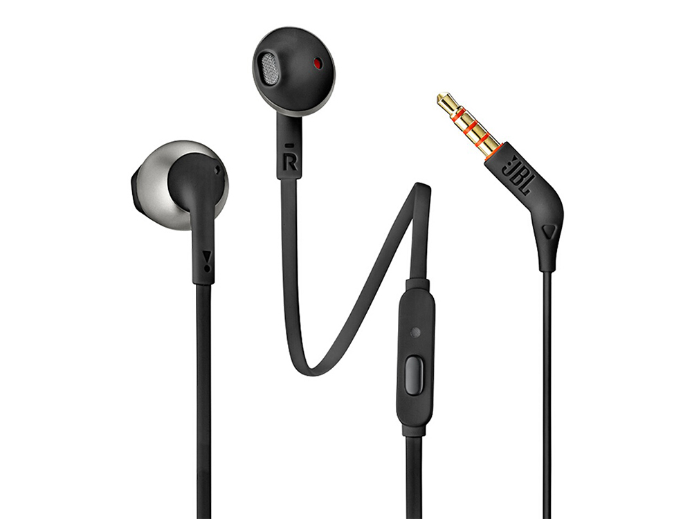 

Гарнитура JBL T205 3,5 мм проводная Черный (1006-592-00)