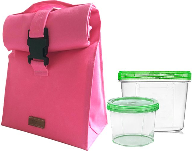 

Термосумка для обеда с судочками ORGANIZE LBag-Pink розовый ( BD_LBag-Pink)