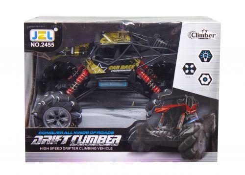 

Машина на радиоуправлении "Drift Climber" на роликовых колеса (черная) 2455
