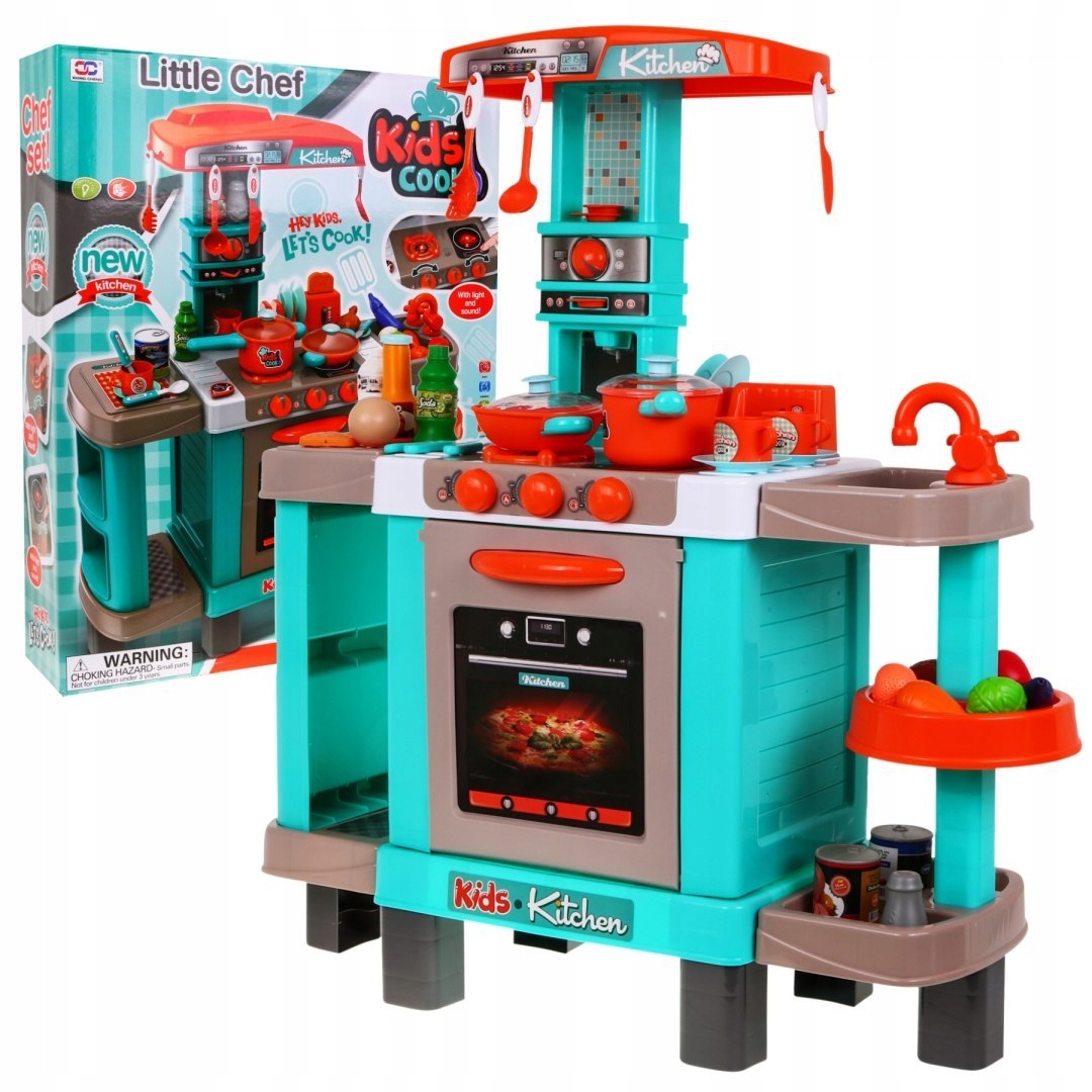 

Большая интерактивная кухня Xiong Cheng Kids Chef с аксессуарами 008-938А