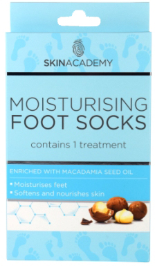 Акція на Увлажняющие носочки для ног Skin Academy Macadamia Nut 1 пара (5031413989946) від Rozetka UA