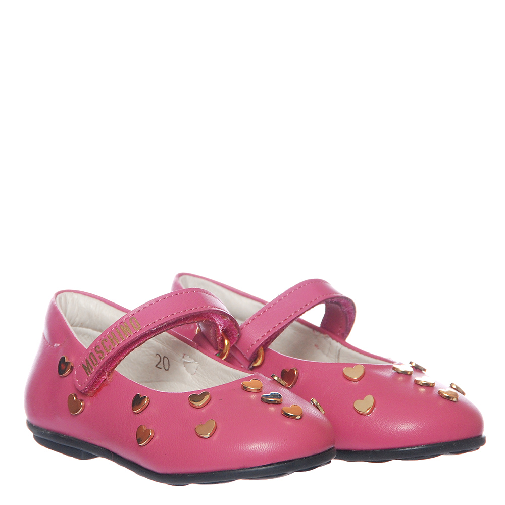 

Туфли Moschino 25354 розовые 20 розовый