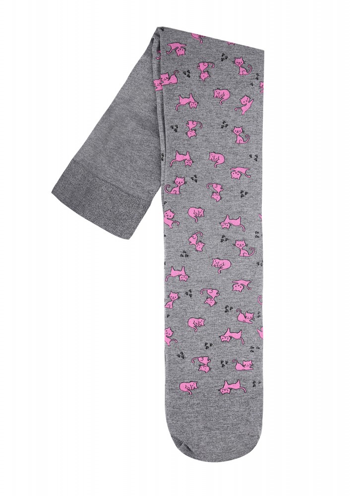 

Тонкі колготи Marilyn Pretty cats k80 128/146 melange
