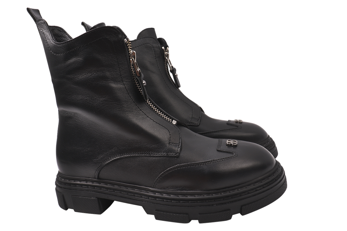 

Черевики жіночі з натуральної шкіри, на платформі, високі, чорні, Da Cota 32-20DHC 39