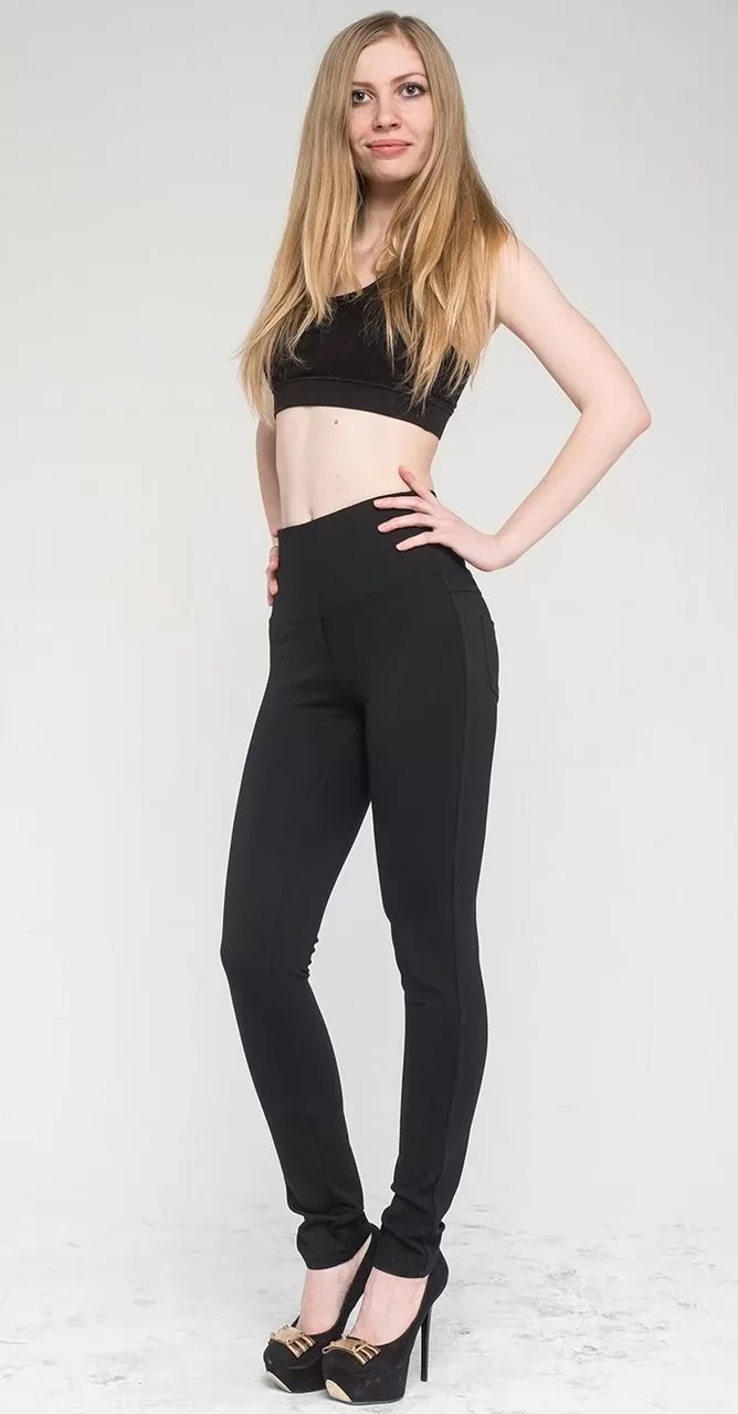 

Fashions • Лосины с высокой посадкой Тревис Fashions 46 черный (149-ол)
