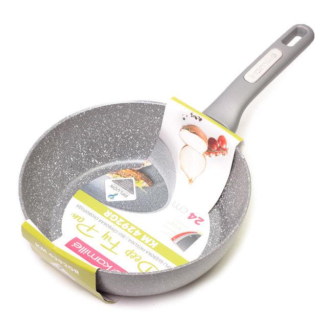 

Сотейник с гранитным покрытием 24 см Kamille KM-4292-GR 182826
