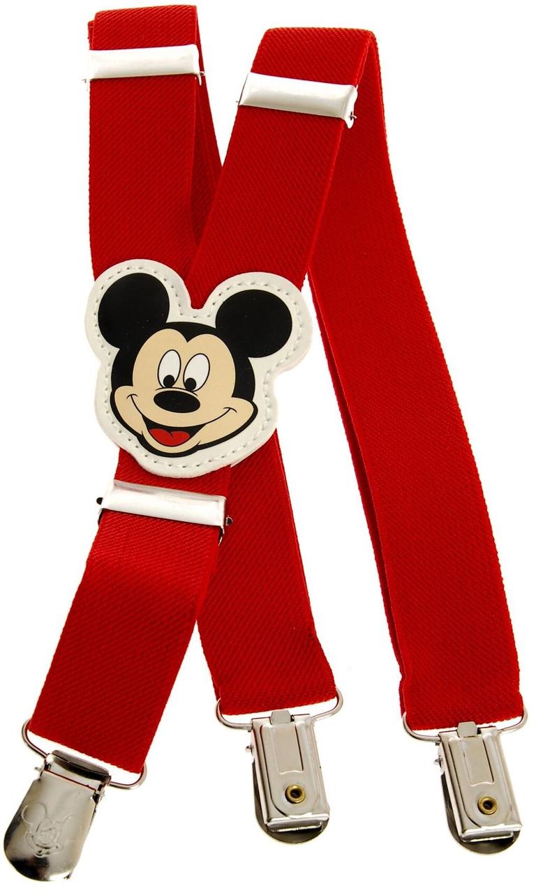 

Подтяжки детские KWM Mickey Mouse 60х2,5 см Красные 880015 2616133