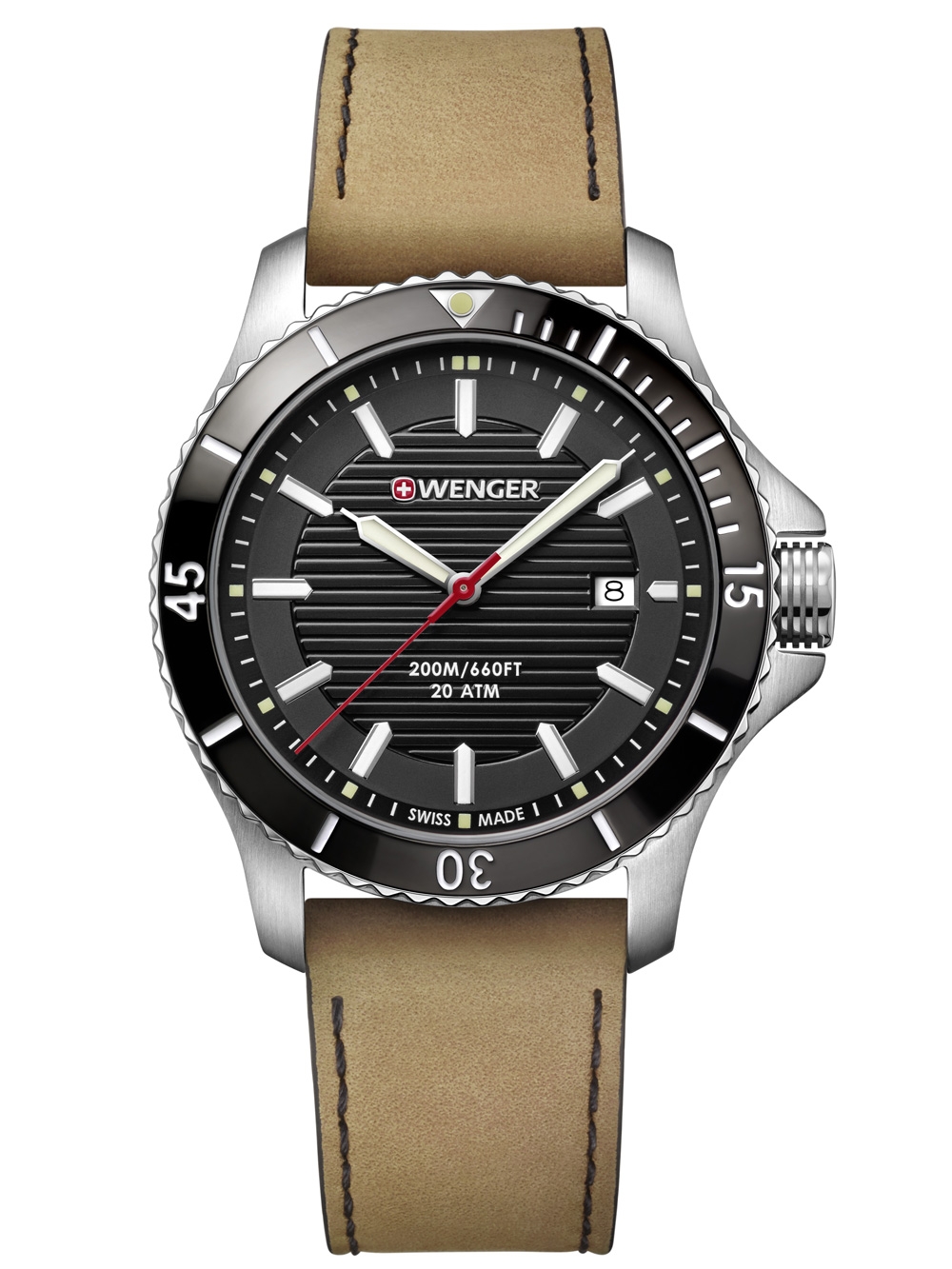 

Часы Wenger 01.0641.125 Seaforce Herren 43mm 20ATM