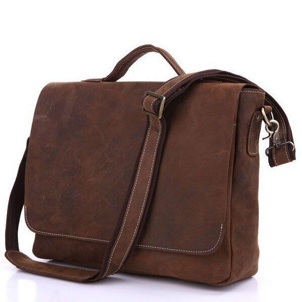 

Мужской кожаный портфель Vintage 14092 Коричневый