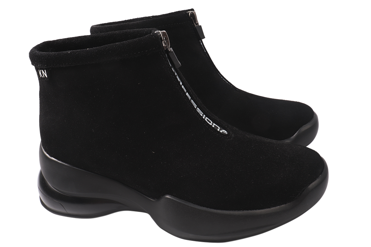 

Кросівки жіночі Kento Натуральна замша, колір чорний 13-9/20ZHC 39