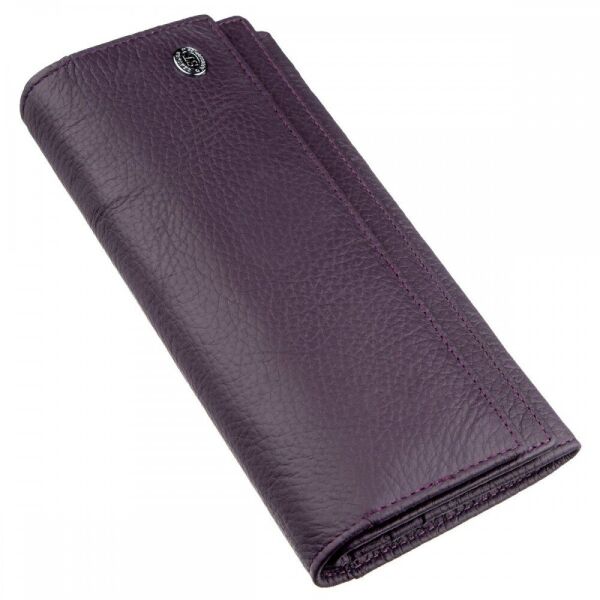 

Женский тёмно-фиолетовый кошелёк из натуральной кожи ST Leather 18950 Фиолетовый