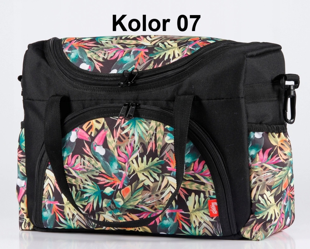 

Сумка-органайзер Didibaby для детской коляски, комбинированная, с принтом тропики черная 07 (UTW_5591tropics)