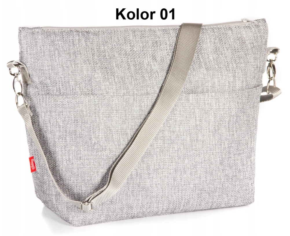 

Сумка-органайзер Didibaby для детской коляски, однотонная серая 01 (UTW_5591canvas)