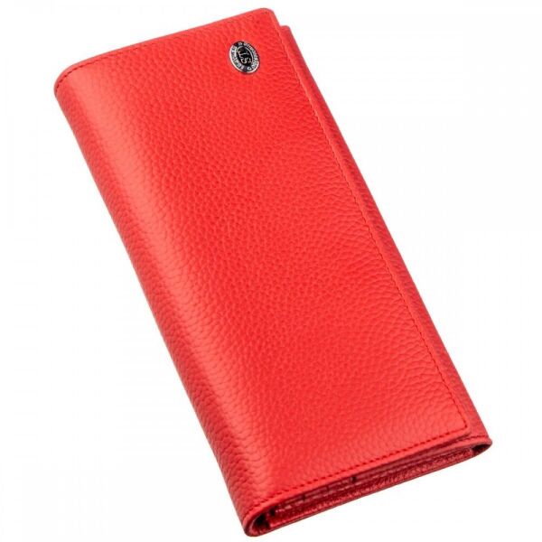 

Женский красный кошелёк из натуральной кожи ST Leather 18858 Красный