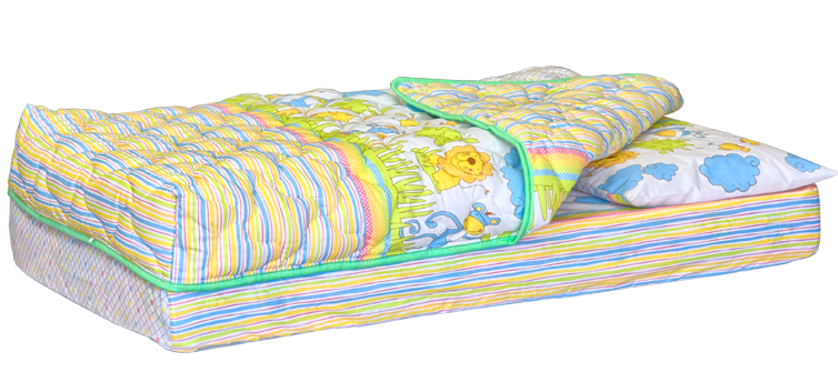 

Матрас детский+комплект Велам Лежебока 60x120 см