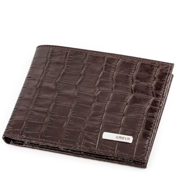 

Мужское портмоне из натуральной кожи KARYA 17098 Коричневый