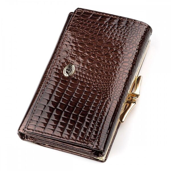 

Женский кожаный кошелек ST Leather 18372 Коричневый