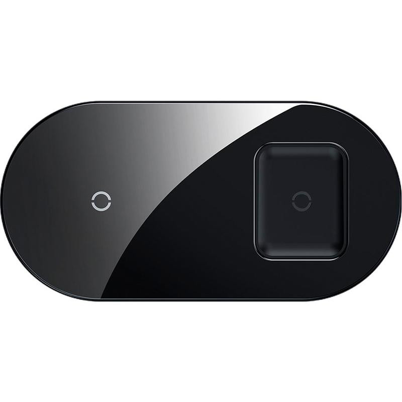 

Беспроводное ЗУ Baseus Simple 2in1 (WXJK-A01) Crystal Black (Phone + Pods)