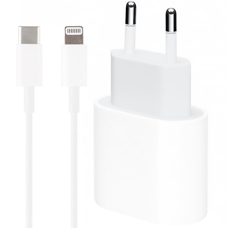

СЗУ Original Quality Type-C 18W + Cable Type-C to Lightning (MU7V2ZM/A) (box)