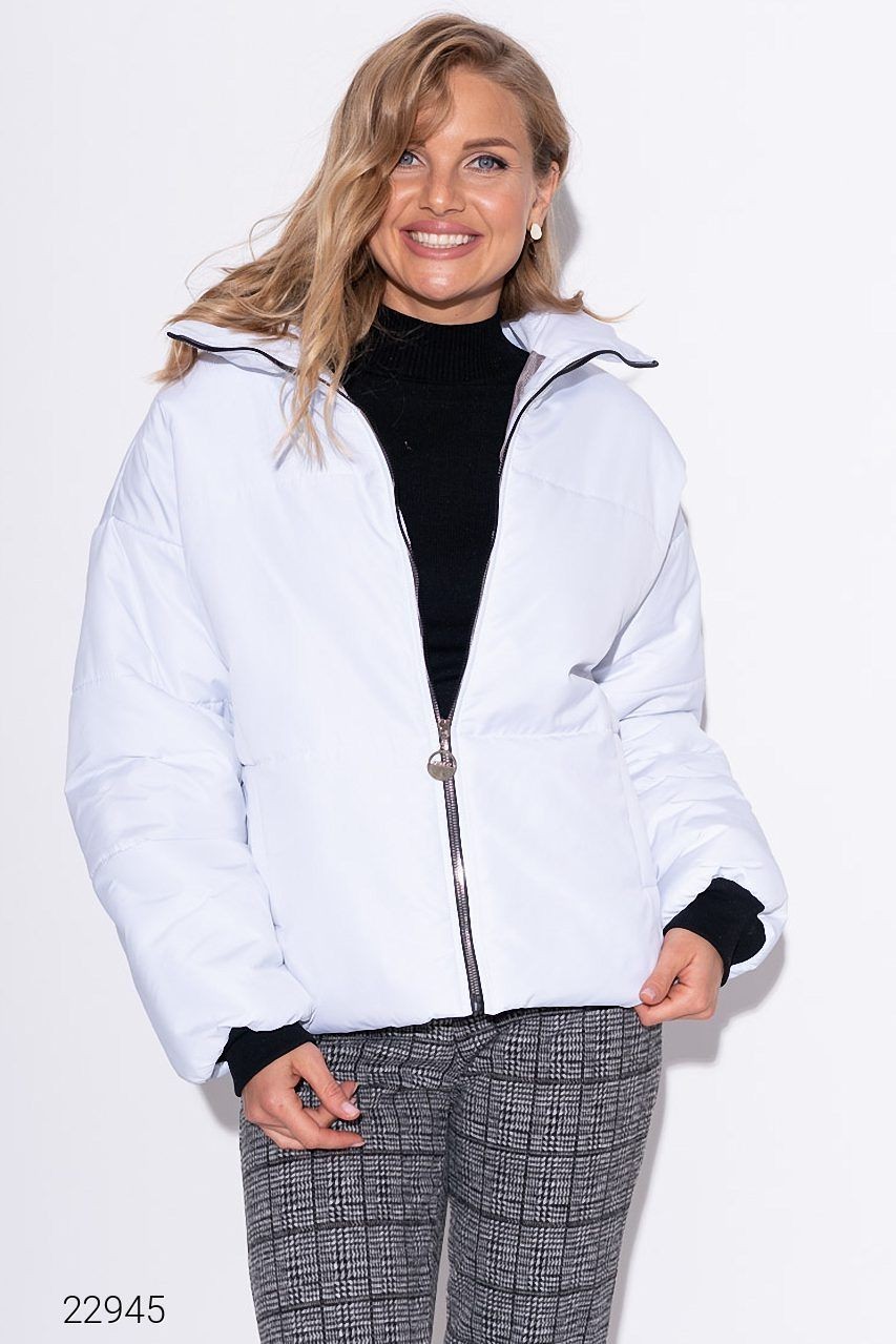 

Женская дутая oversize-куртка с высоким воротом Fоsаn, Агунда белый  42-52, Женская дутая oversize-куртка с высоким воротом Fоsаn, Агунда белый One Size 42-52
