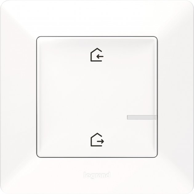 

Главный выключатель «Я дома/Я вне дома» Legrand Valena Life with Netatmo Белый