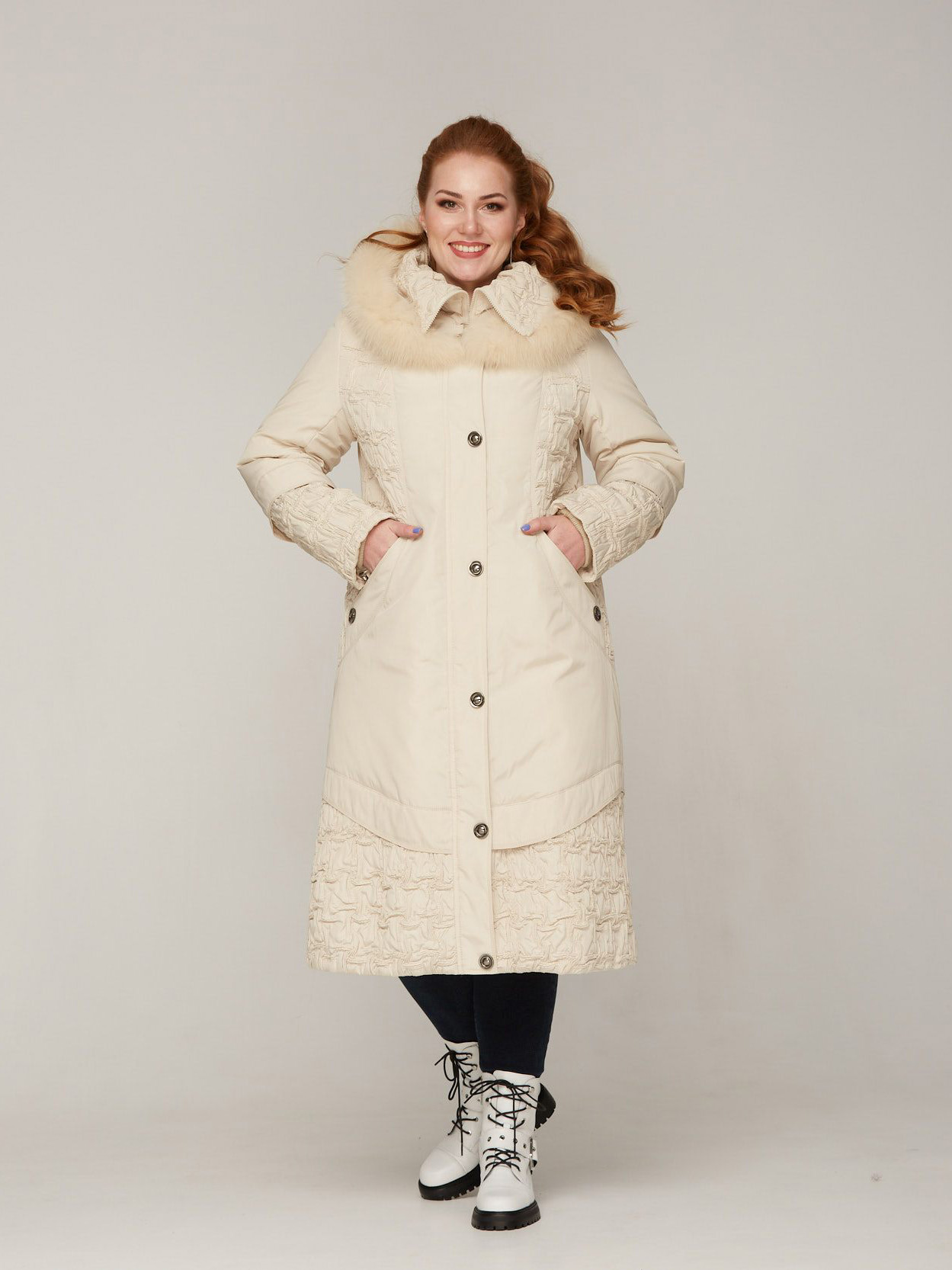 

Куртка Mangust 3550_1_В*ITM_10394 №#4_Beige 48 Бежевая