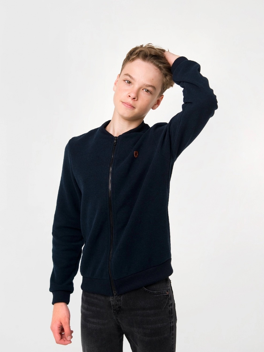 

Бомбер синій 116529 H&M 122 Темно-синій