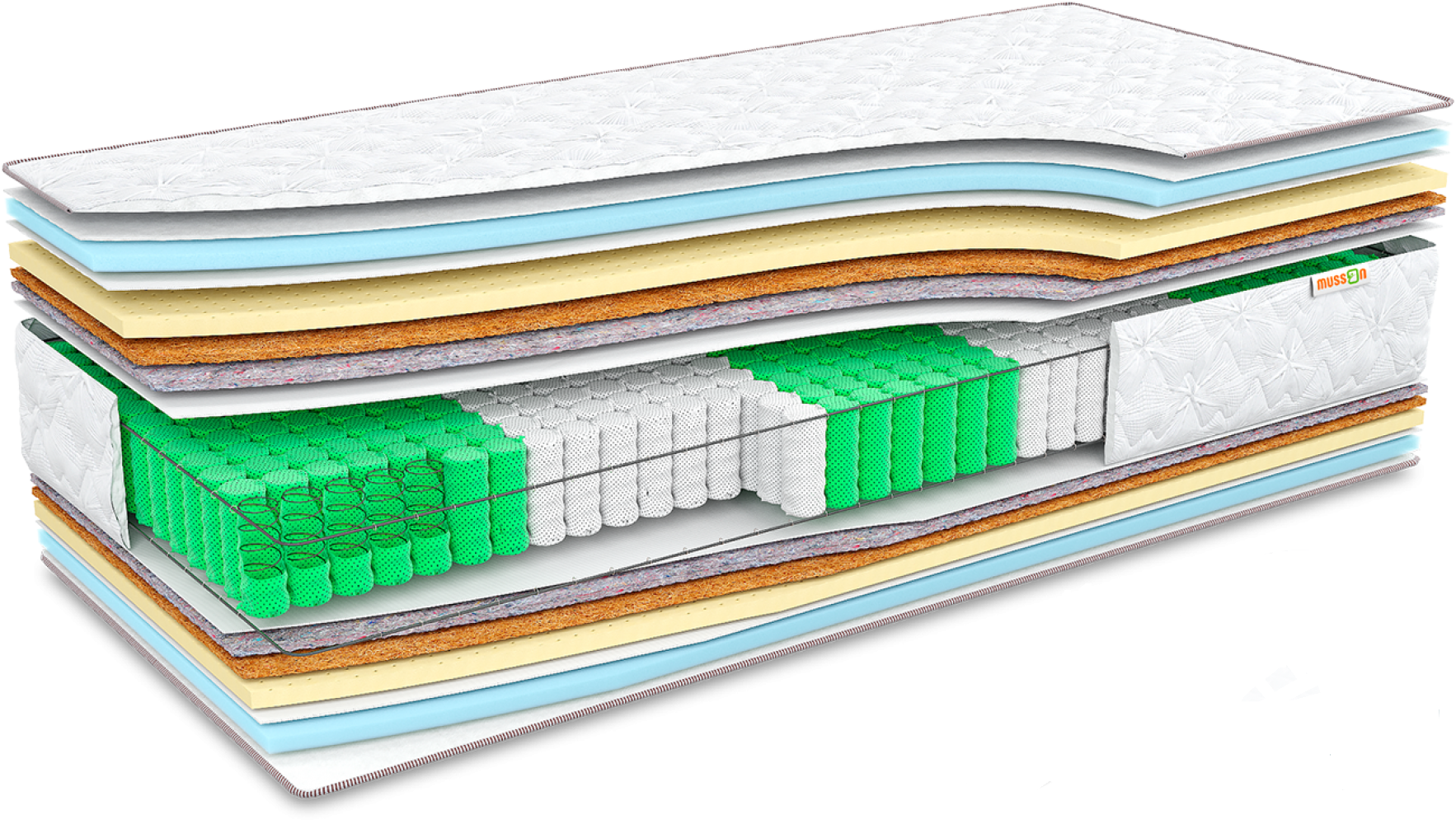 

Матрас Musson Элит Мемори Dual 80x200 см