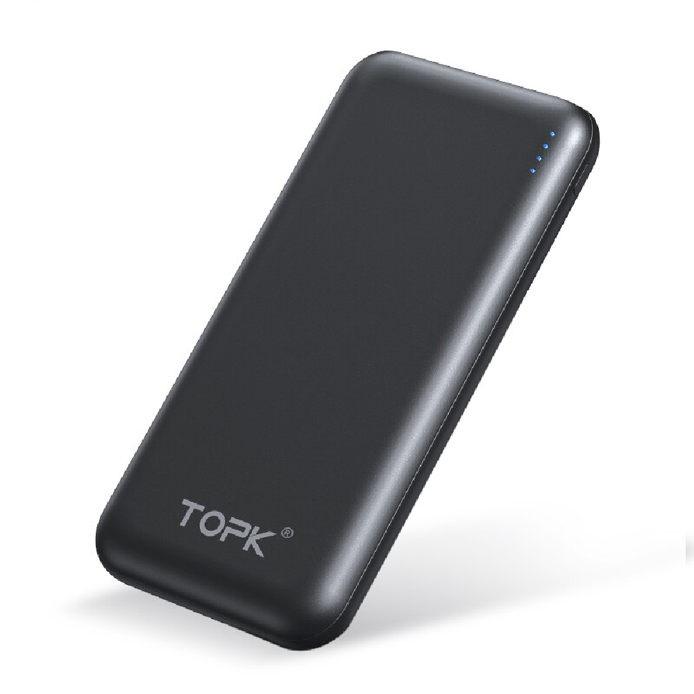 

УМБ Power Bank Topk 10000 mAh 3A 2xUSB 1xType-C/PD черный (TK1005-BL)