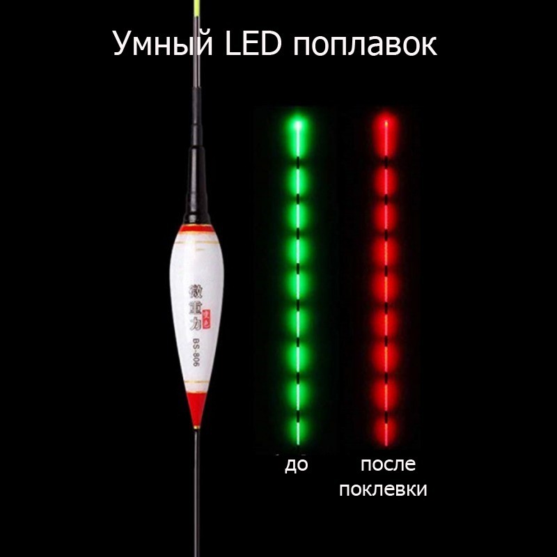 

Светящийся умный LED поплавок с гравитационным датчиком