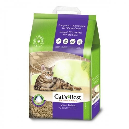 

Наполнитель туалета для кошек Rettenmaier Cats Best Smart Pellets 20 л (древесный)