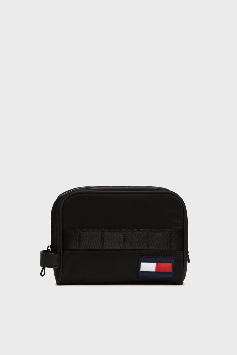 

Мужской черный несессер TOMMY WASHBAG Tommy Hilfiger OS AM0AM05676