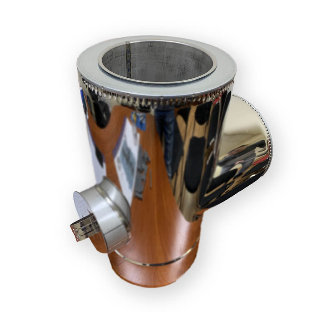 

Тройник с ревизией Фабрика ZIG 220/280 н/н 0,6 мм