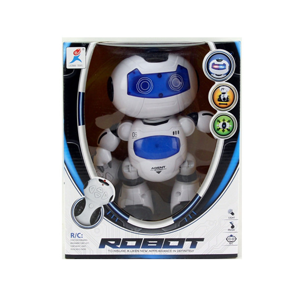 

Интерактивный Робот на радиоуправлении 99333 22 см, музыка, звук, свет, ездит, танцует